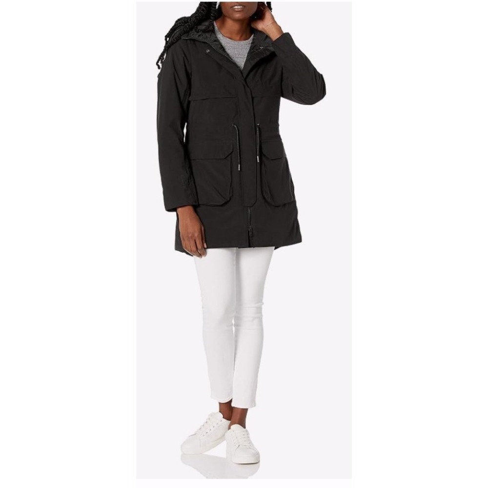 Helly Hansen Boyne Insulated Parka 2.0 Womens Black Hooded Waterproof Coat